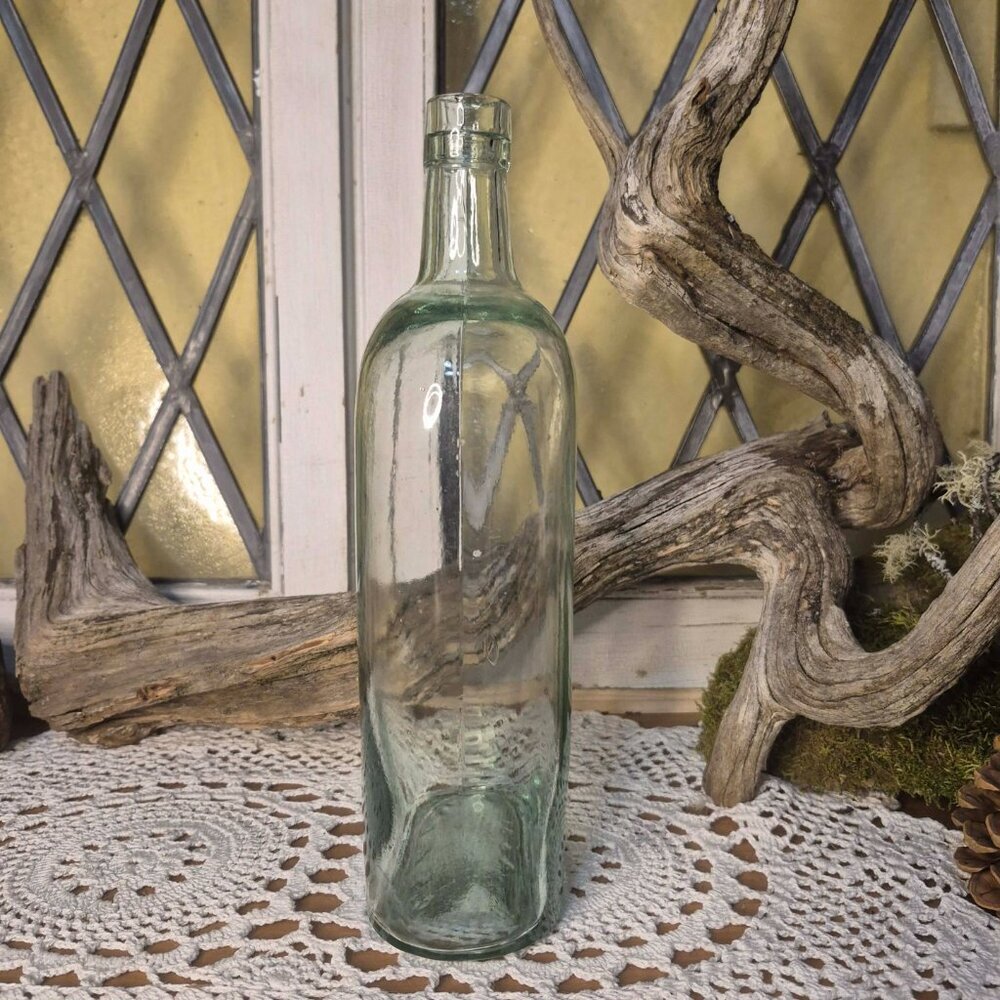 C.S & Co 1892-1913 Antique Clear Glass Bottle - Picture 3 of 13